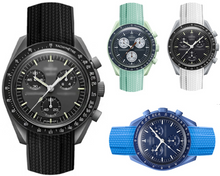 Load image into Gallery viewer, Max Curved End FKM Rubber 20mm Watch Strap