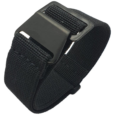 Max French Marine Nationale Elastic Watch Strap Black PVD