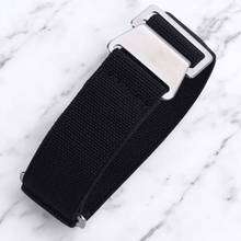 Load image into Gallery viewer, Max French Marine Nationale Elastic Watch Strap Black