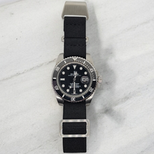 Load image into Gallery viewer, Max French Marine Nationale Elastic Watch Strap Black