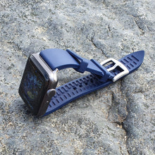 Load image into Gallery viewer, Max Apple FKM Rubber Replacement Watch Strap Navy Blue