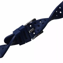 Load image into Gallery viewer, Max Wave Quick Release Silicone Soft Rubber Watch Strap Navy Blue