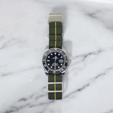 Load image into Gallery viewer, Max French Marine Nationale Elastic Watch Strap Green/Yellow