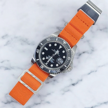 Load image into Gallery viewer, Max French Marine Nationale Elastic Watch Strap Orange