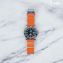 Load image into Gallery viewer, Max French Marine Nationale Elastic Watch Strap Orange