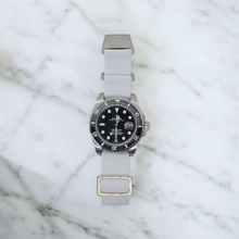 Load image into Gallery viewer, Max French Marine Nationale Elastic Watch Strap White