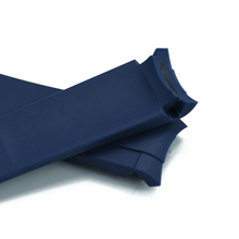 Load image into Gallery viewer, Max Curved End Watch Strap No Groove Blue