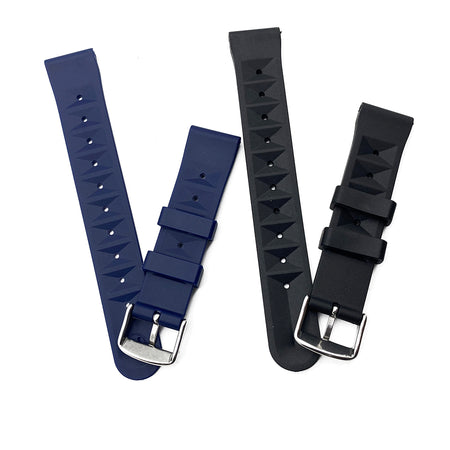 Max Waffle Style Watch Strap Blue