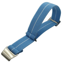Load image into Gallery viewer, Max French Marine Nationale Elastic Watch Strap Light Blue/White