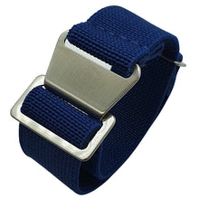 Load image into Gallery viewer, Max French Marine Nationale Elastic Watch Strap Navy Blue