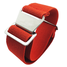 Load image into Gallery viewer, Max French Marine Nationale Elastic Watch Strap Red