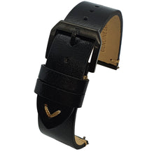 Load image into Gallery viewer, Max Original Genuine Leather Watch Strap Oil Wax Black Quick Release