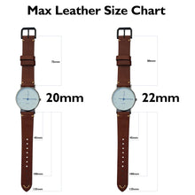 Load image into Gallery viewer, Max Original Genuine Leather Watch Strap Oil Wax Black Quick Release