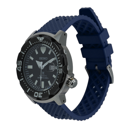 Max FKM Rubber Honeycomb Quick Release Watch Strap Blue