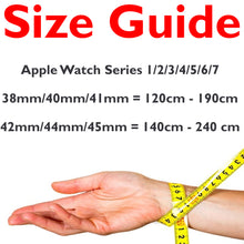 Load image into Gallery viewer, Max French Marine Nationale Elastic Apple Watch Strap Black/Grey