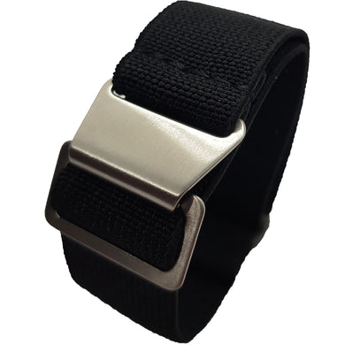 Max French Marine Nationale Elastic Watch Strap Black