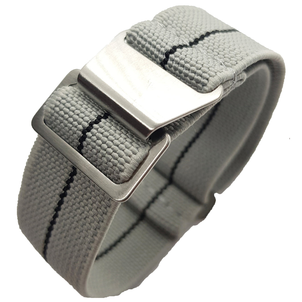 Max French Marine Nationale Elastic Watch Strap Grey/Black