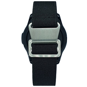 Max French Marine Nationale Elastic Smartwatch Strap Black 20mm