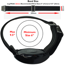 Load image into Gallery viewer, Max French Marine Nationale Elastic Smartwatch Strap Black 22mm