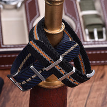 Load image into Gallery viewer, Max Premium Nylon NATO Watch Strap Black/Navy/Khaki
