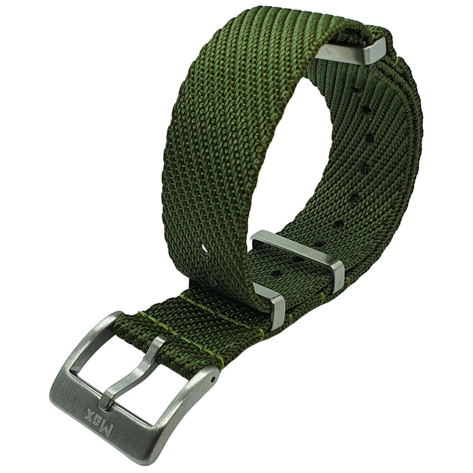 Max Premium Nylon NATO Watch Strap Green