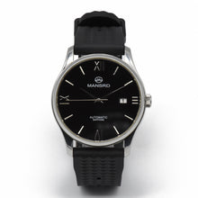 Load image into Gallery viewer, Max FKM Rubber Waffle Style Quick Release Watch Strap Black