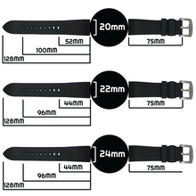 Load image into Gallery viewer, Max Quick Release FKM Rubber Watch Strap Black