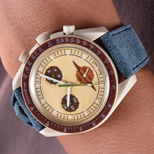 Load image into Gallery viewer, Max Suede Leather Watch Strap Light Blue