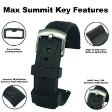 Load image into Gallery viewer, Max Summit Watch Strap Black