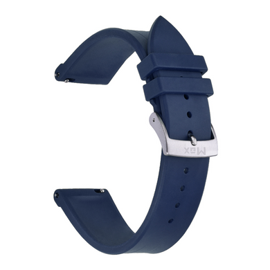 Max T-Shape FKM Rubber Quick Release Watch Strap Blue