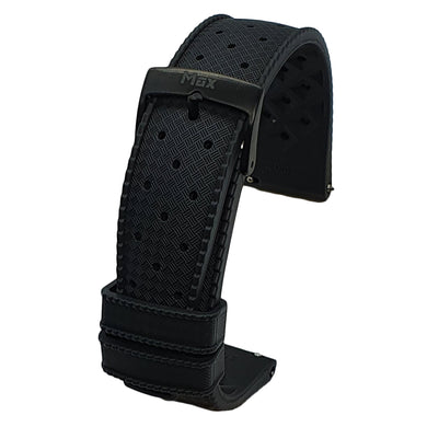 Max Tropical Watch Strap Black/Black
