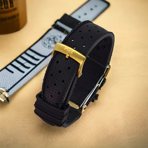 Max Tropical Watch Strap Black/Gold