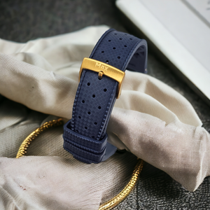 Max Tropical Watch Strap Blue/Gold