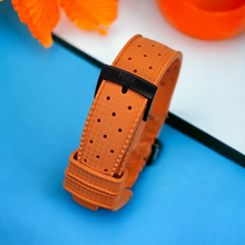 Load image into Gallery viewer, Max Tropical Watch Strap Orange/Black