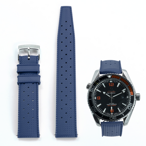 Max Tropical Watch Strap Navy Blue/Silver