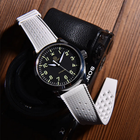 Max Tropical Watch Strap White