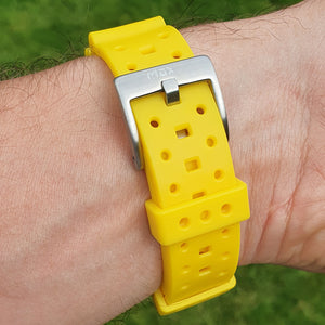 Max Wave Quick Release FKM Soft Rubber Watch Strap