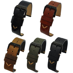Max Genuine Leather Watch Strap