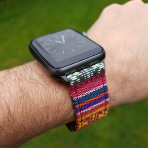 Max Tribal Fabric Watch Strap Compatible with all Apple iWatch