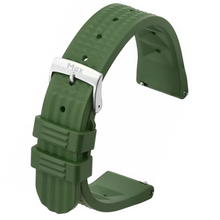 Load image into Gallery viewer, Max FKM Rubber Waffle Style Quick Release Watch Strap
