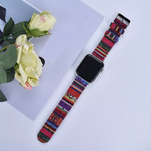 Max Tribal Fabric Watch Strap Compatible with all Apple iWatch